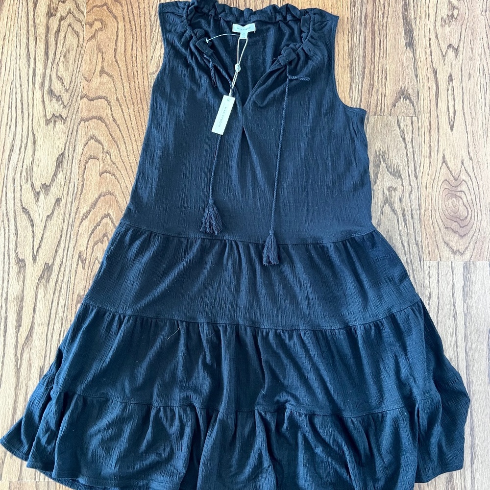 Black sleeveless dress Max Studio size S, NWT